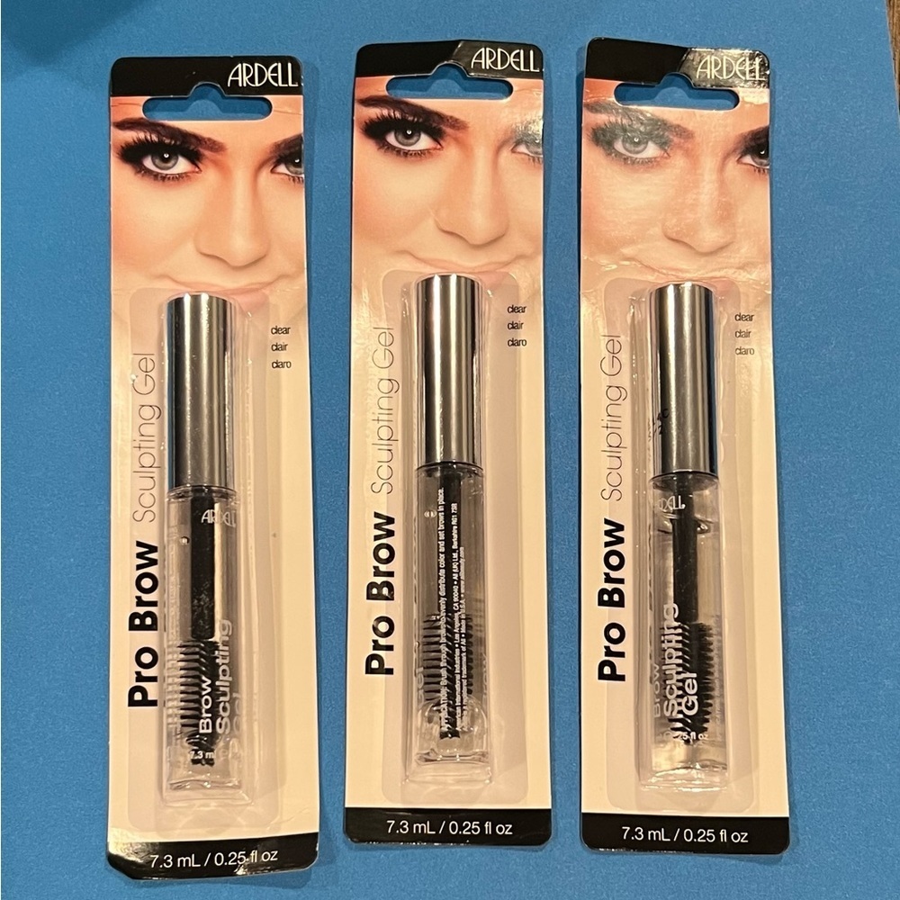 ARDELL pro brow sculpting gel/ 3pieces clear 0.25 fl oz